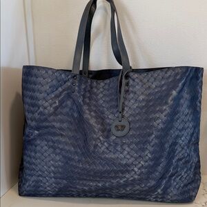 Bottega Veneta Blue Tote